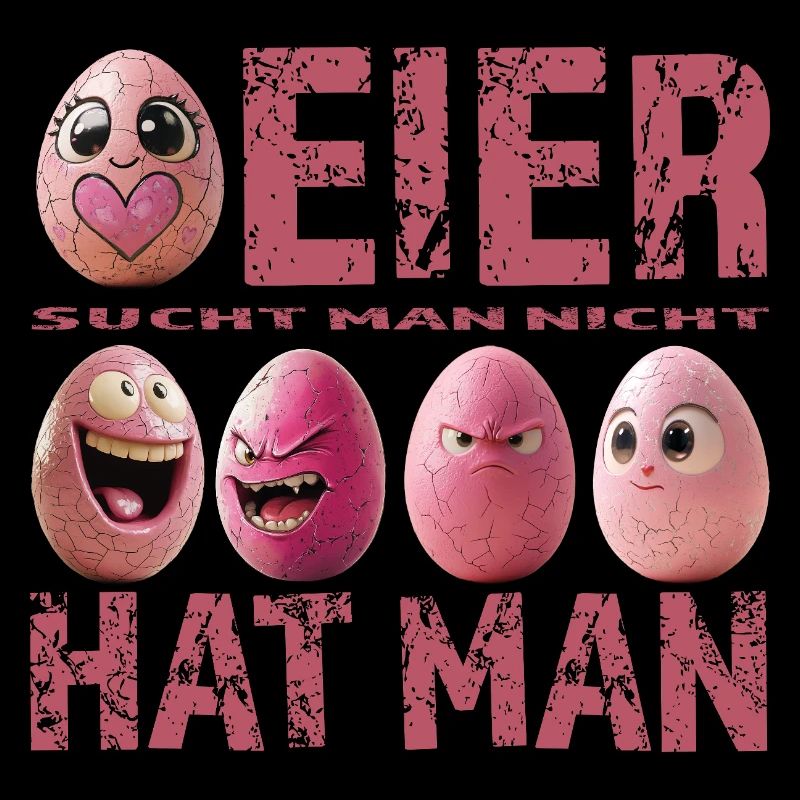 Eier sucht man nicht – Eier hat man – Pink Edition