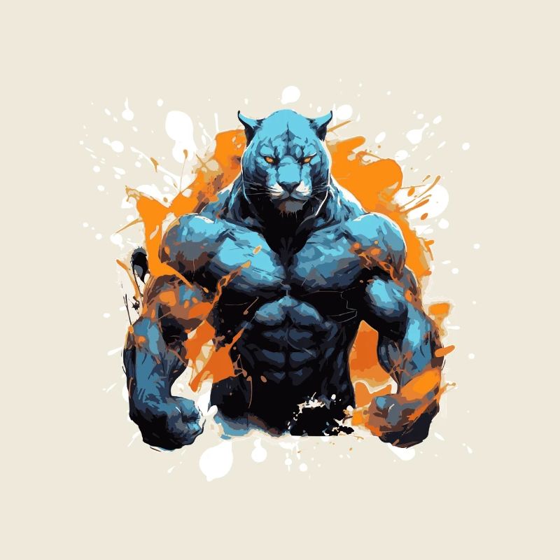 Muscle léopard Bête de combat