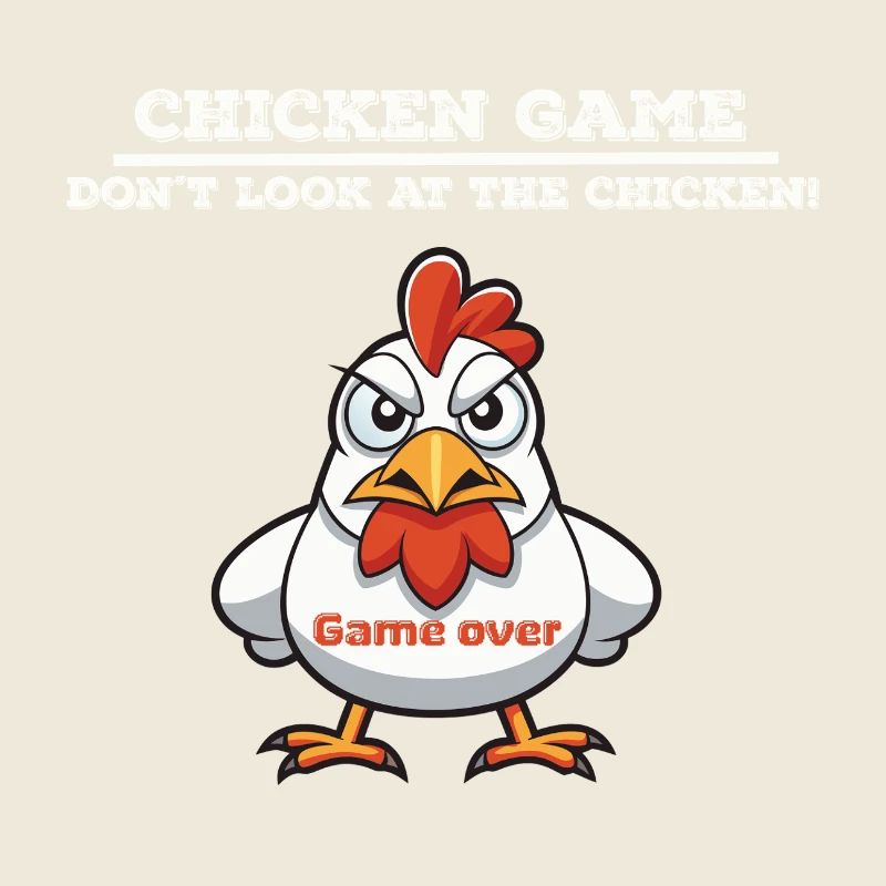Jeu de poulet blanc