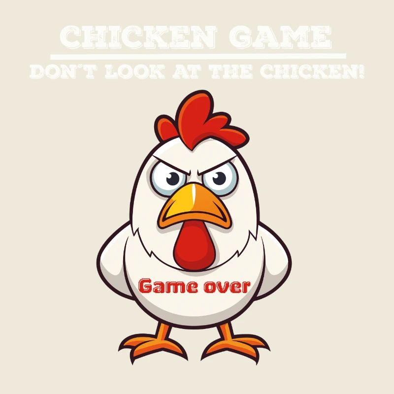 Chicken game white