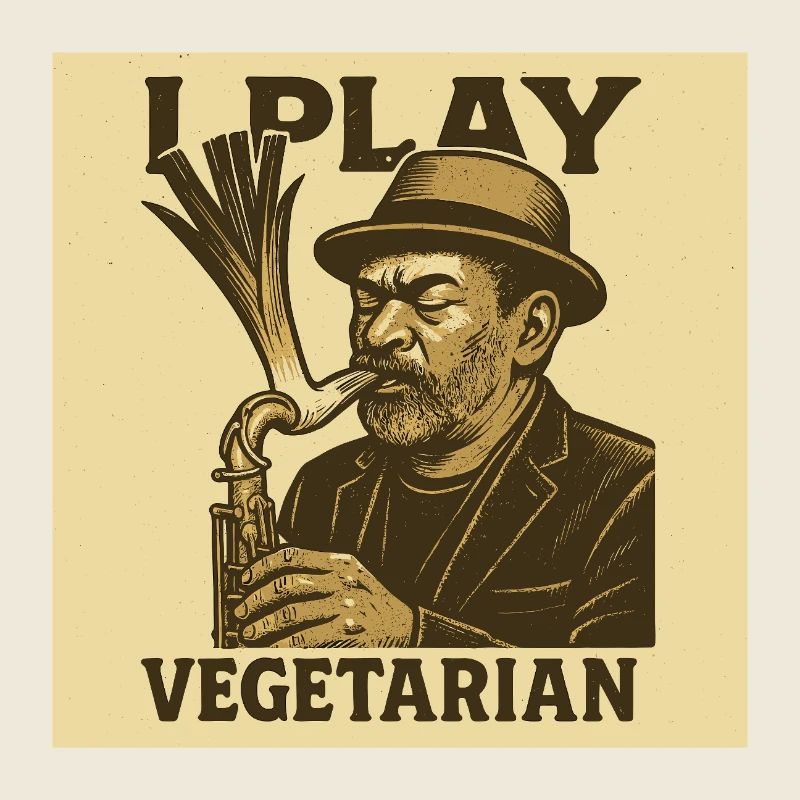 Saxophon I play vegetarian