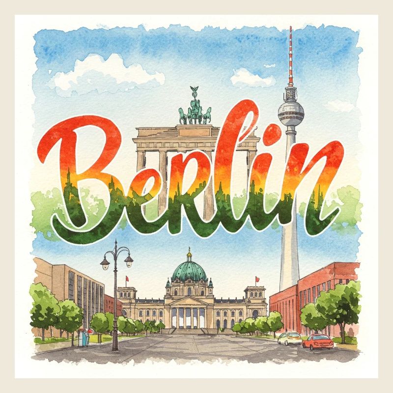 Berlin Aquarell