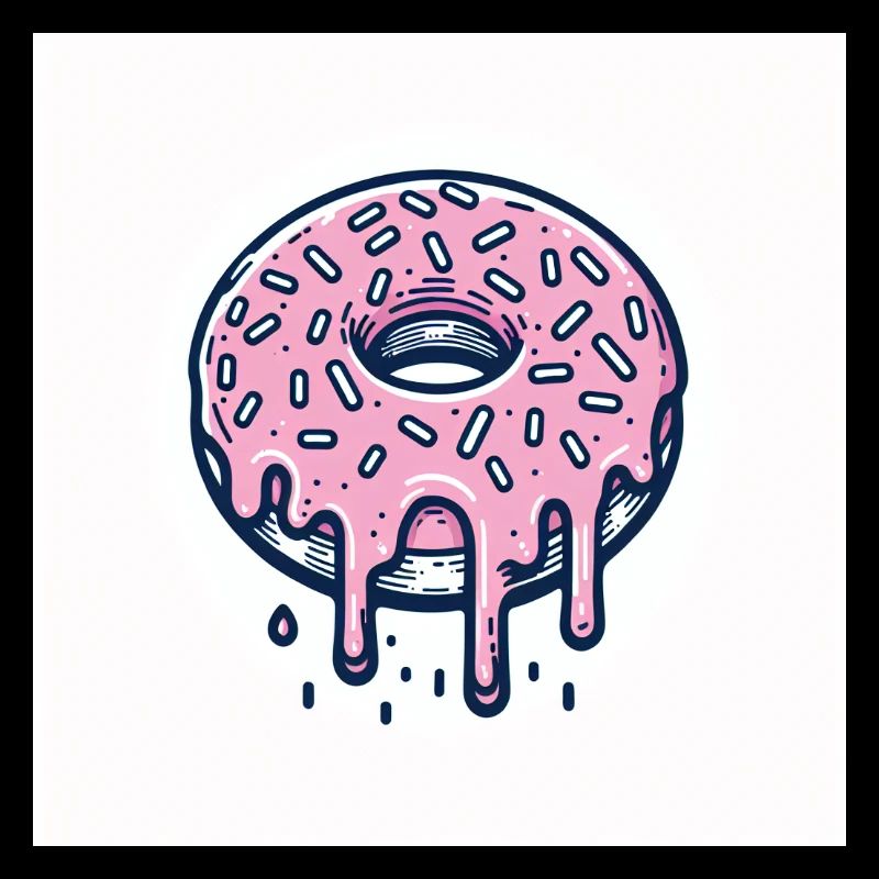 Pinker Donut