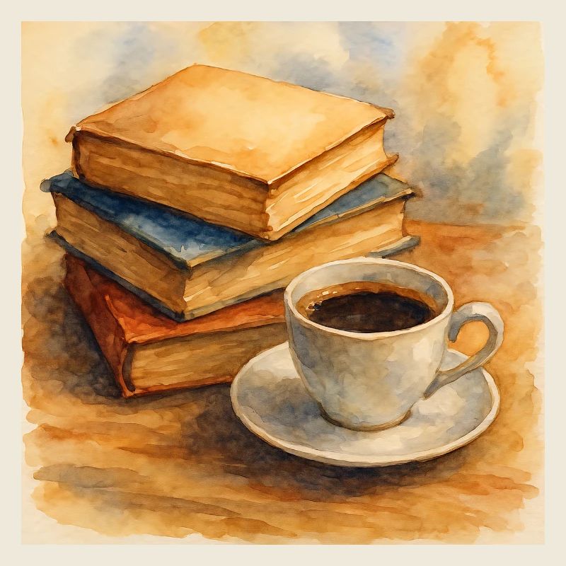 Livre et café