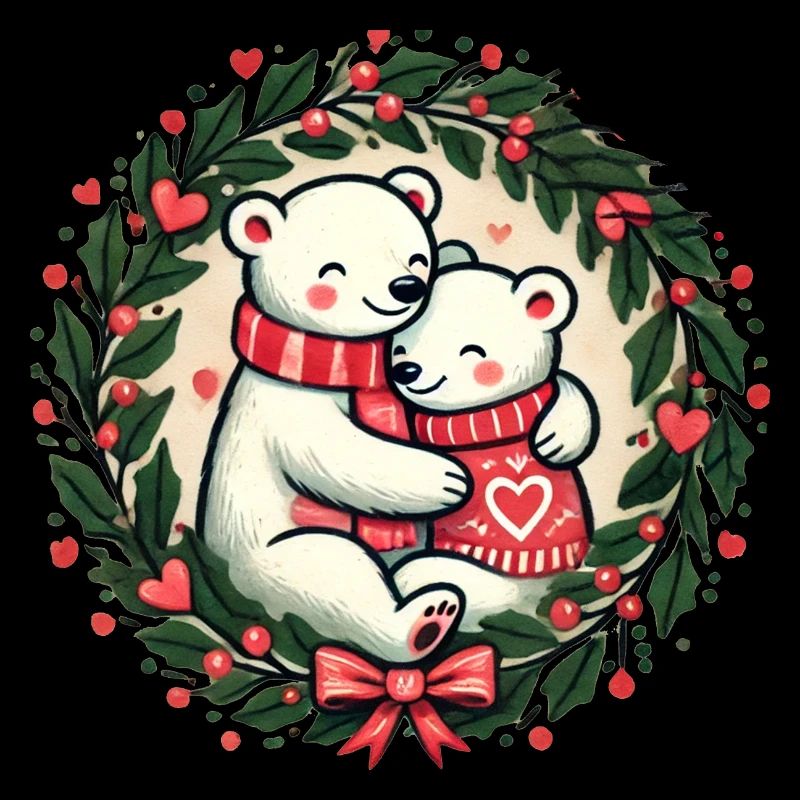 Weihnachts-Eisbären