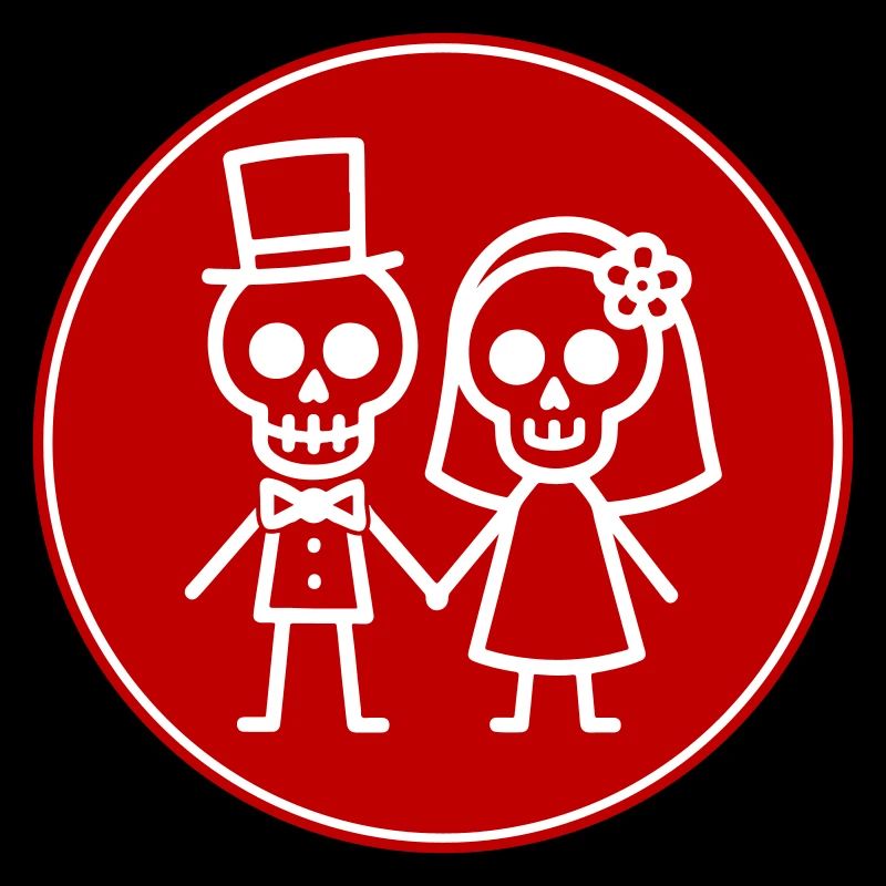 Wedding Skeleton Funny Couple
