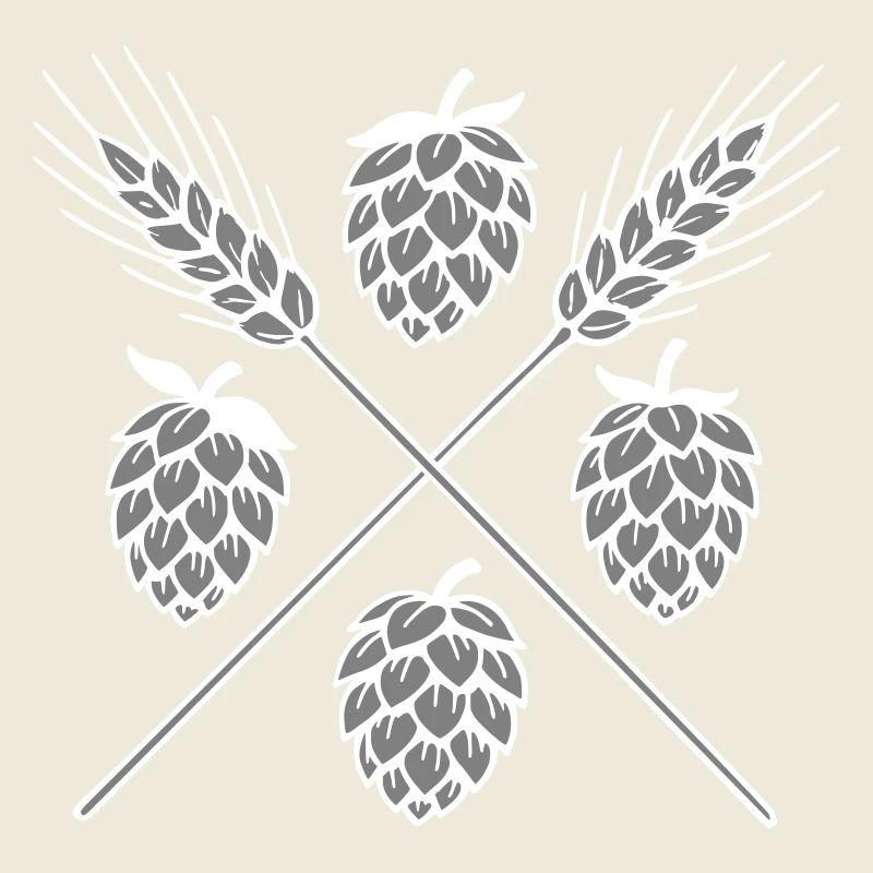Houblon et orge - bière