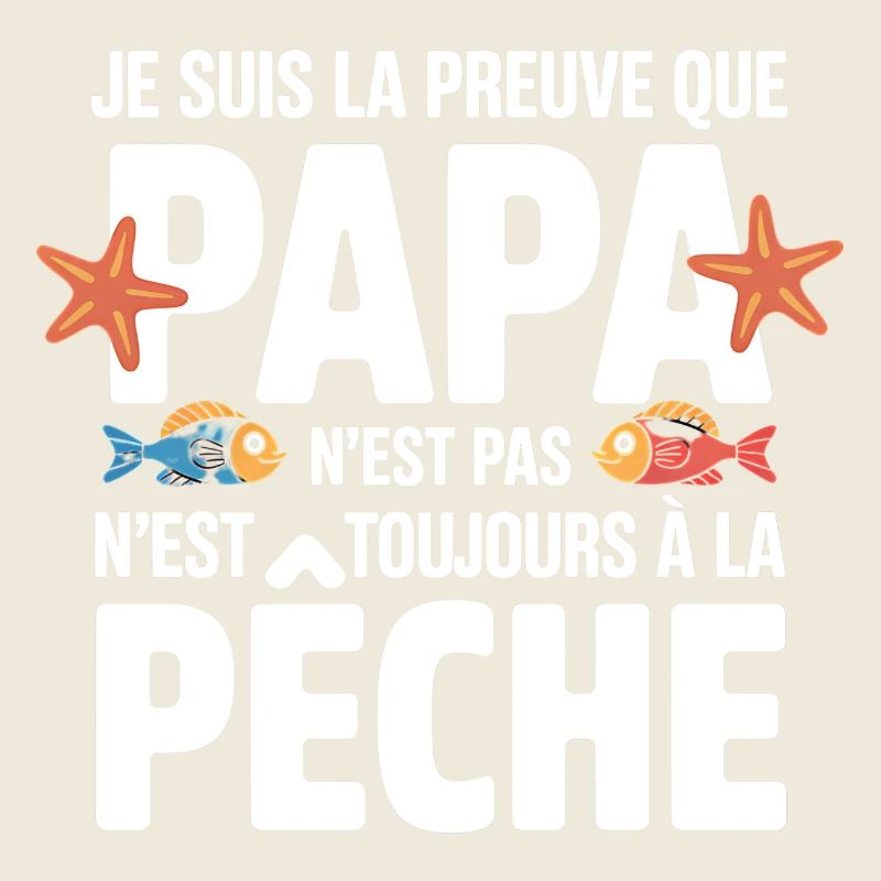 Papa Pêche Pêcheur Bébé Nourrisson Naissance