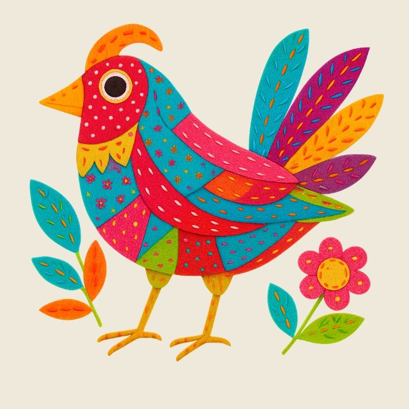 Patchwing – Der Stofffeder-Vogel