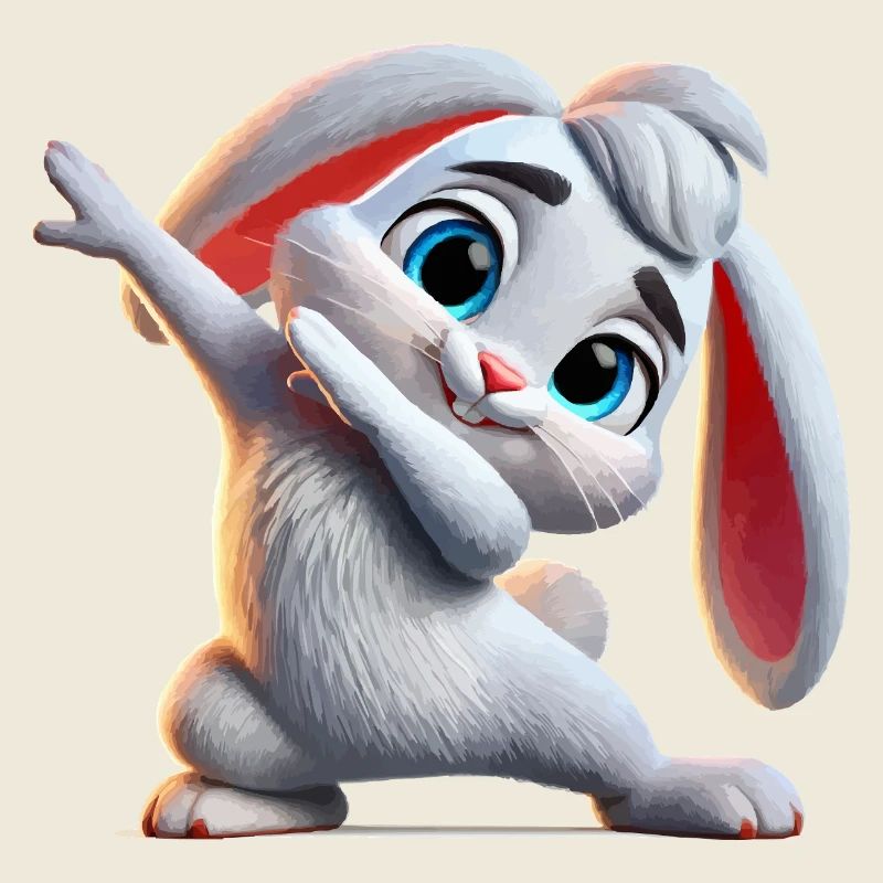 Bande dessinée Bunny Dabbing