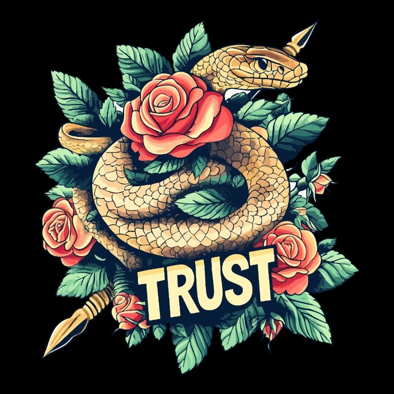 Trust – Schlange & Rosen.