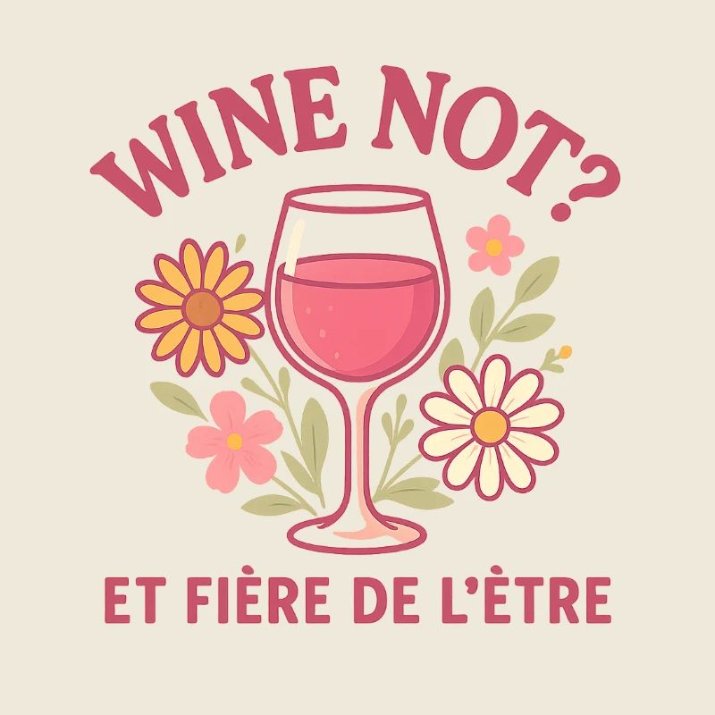 Wine Not ? – Version féminine et estivale, fleurs