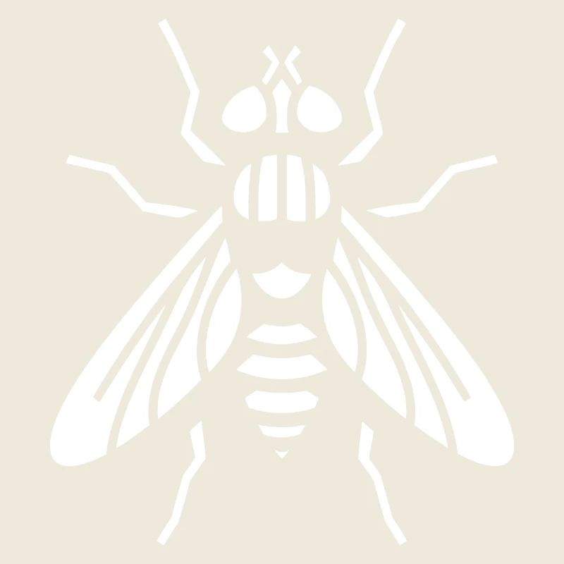 Fliege Insekt Silhouette Minimalistisch