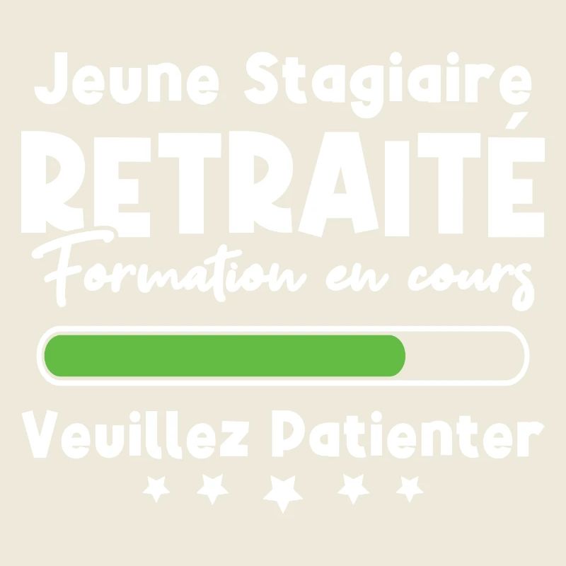 Jeune stagiaire retraité formation en cours