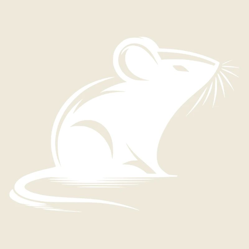 Mouse Drawing Tattoo Style