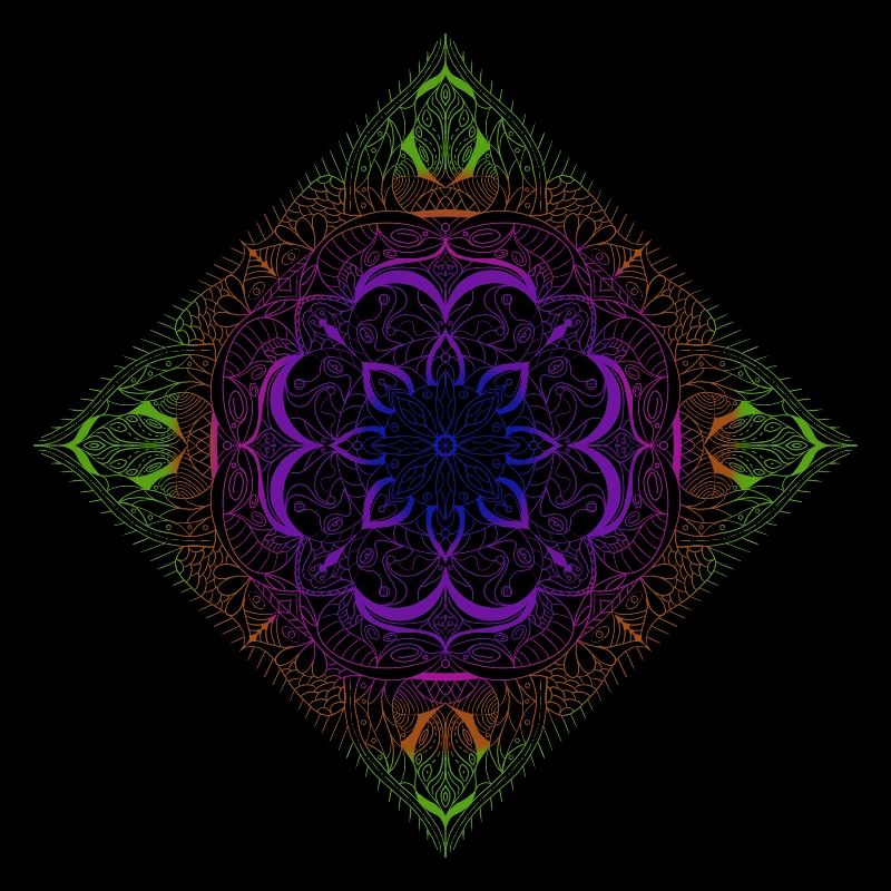 Buntes Mandala