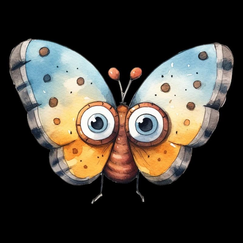 Dessin à l’aquarelle de papillon