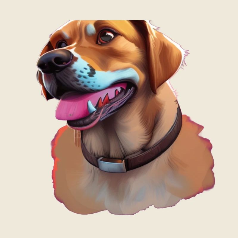 chiot joyeux Chien heureux adorable chien