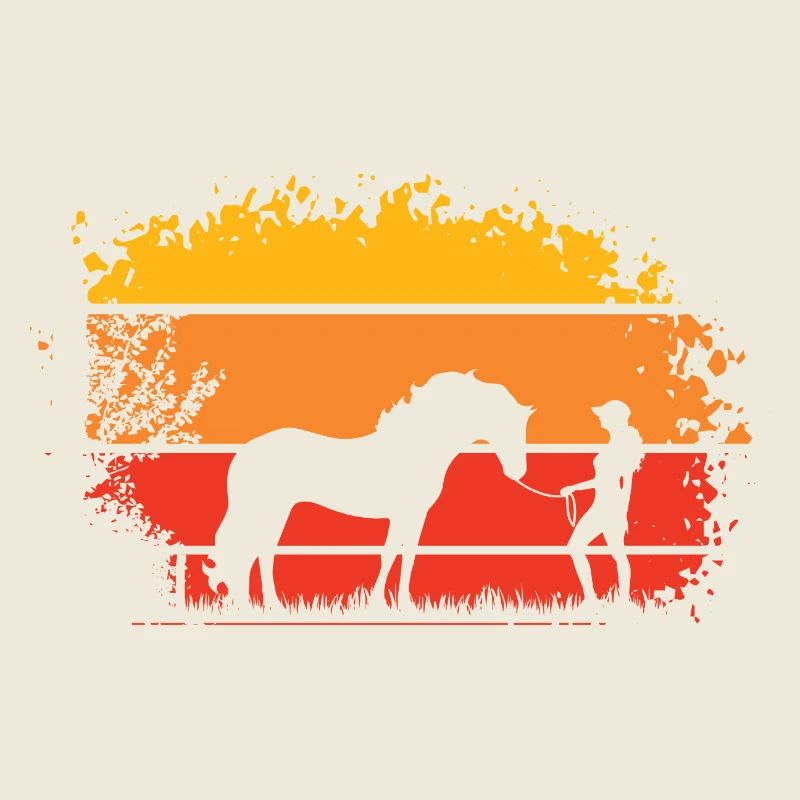 femme avec cheval