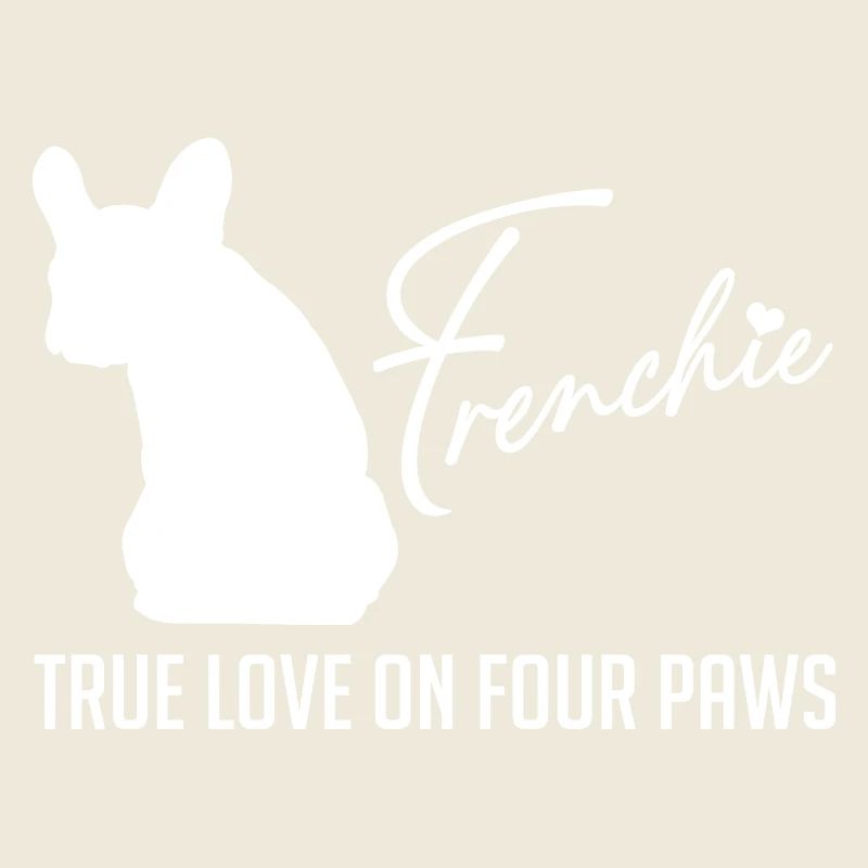 Frenchie love on four paws
