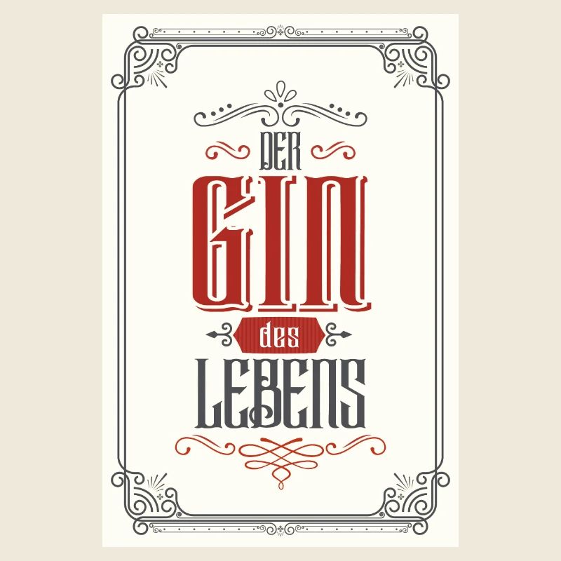 Le gin de la vie affiche