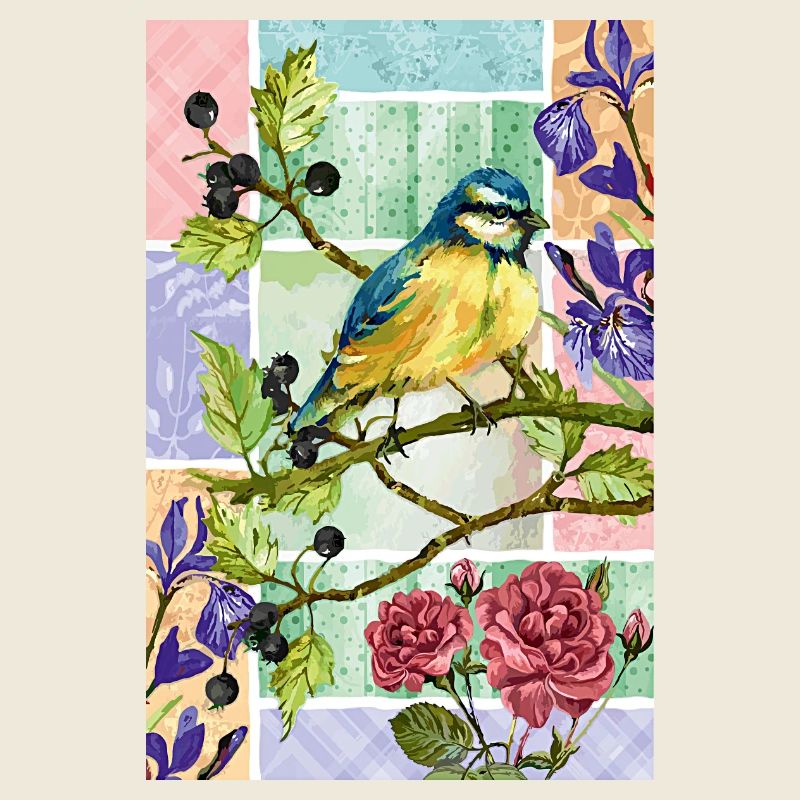 Mésange dans le jardin