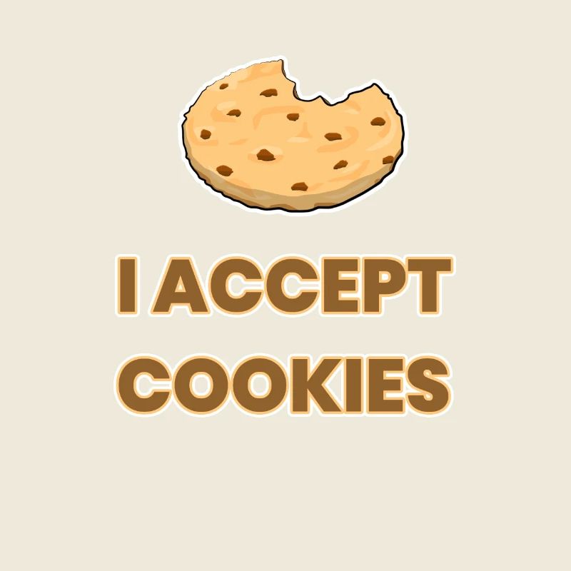 i accept cookies funny pun joke gift