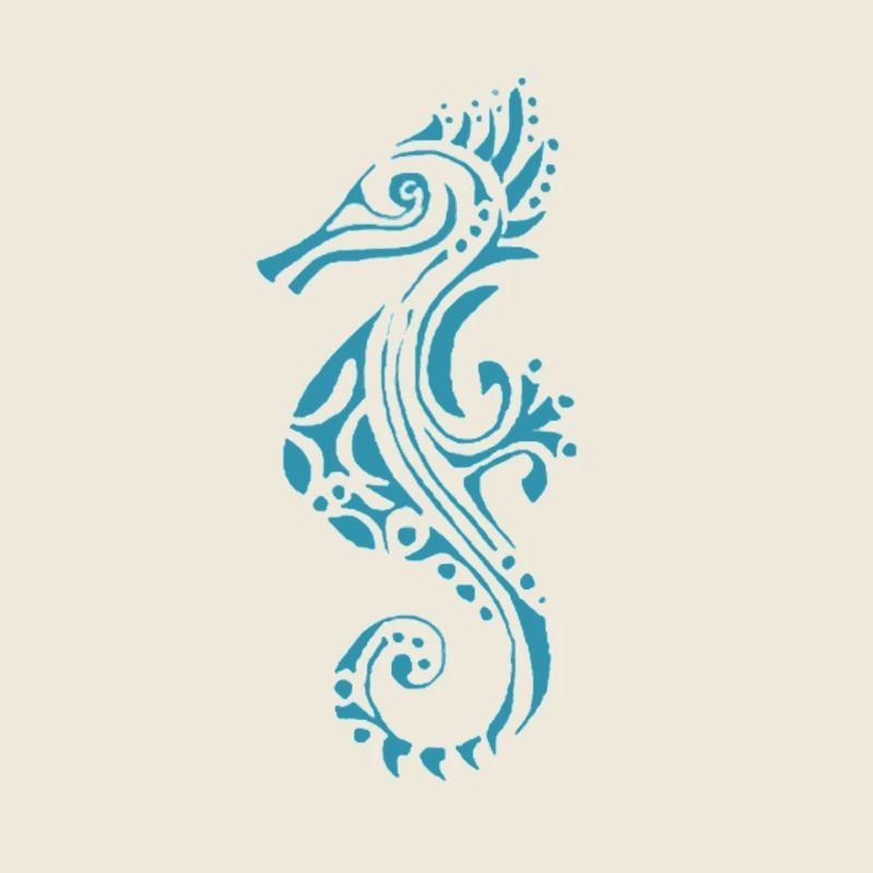 hyppocampe turquoise