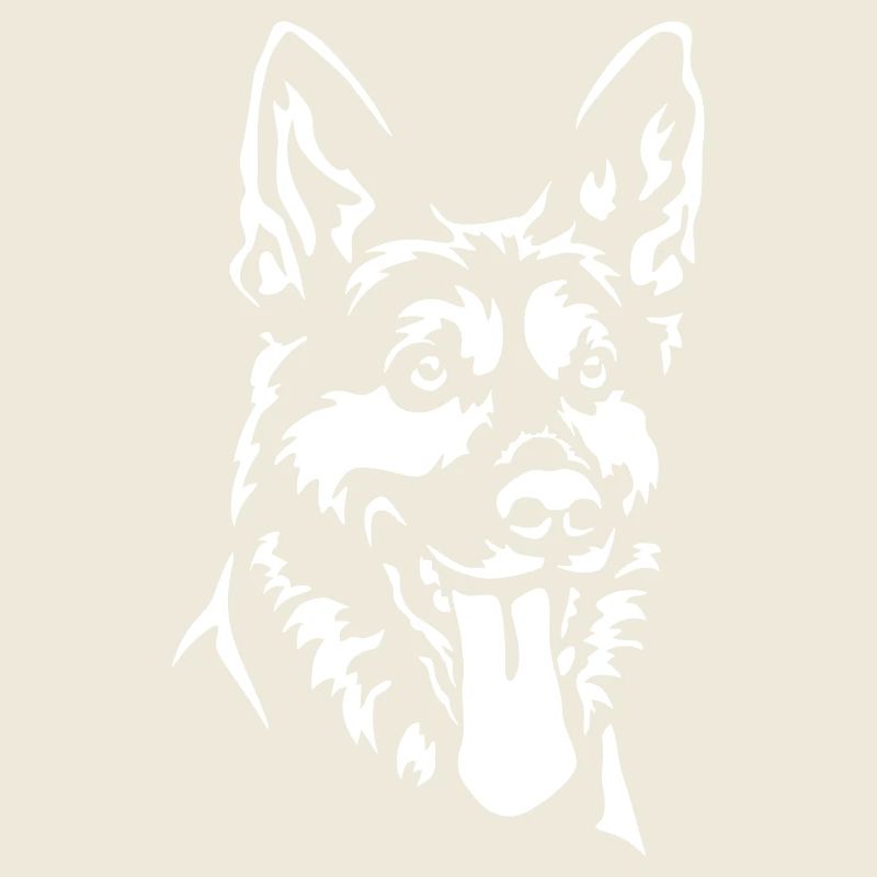 German Shepherd Head