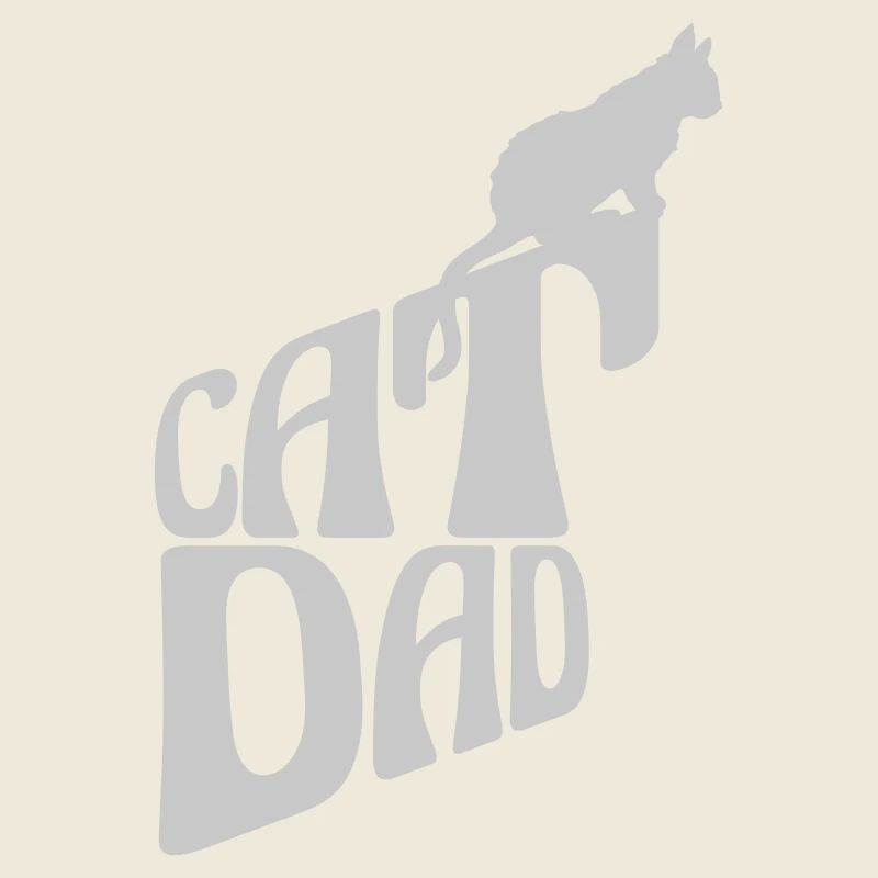 Conception du logo Cat Dad