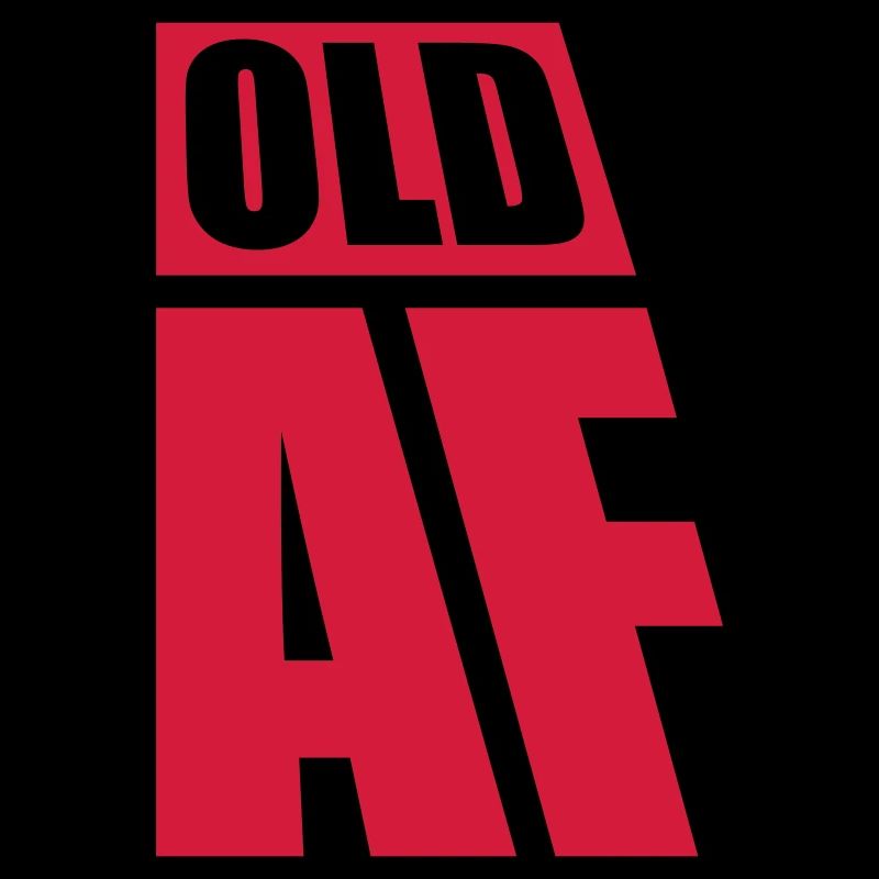 old AF Text Logo