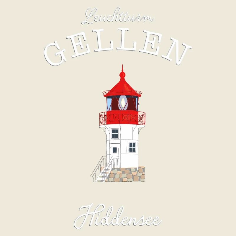 Hiddensee, kleiner Leuchtturm Gellen, Ostsee