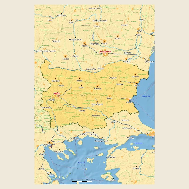 Bulgaria Map