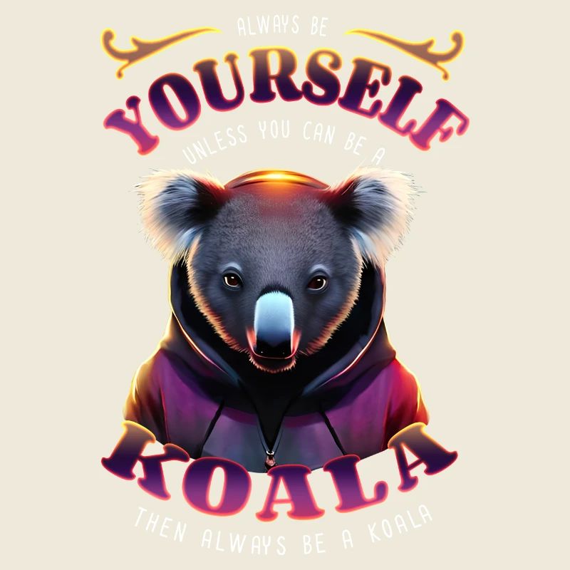 Sei immer du selbst - Koala - Spruch