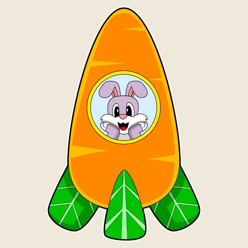 Rabbit Spaceship Space