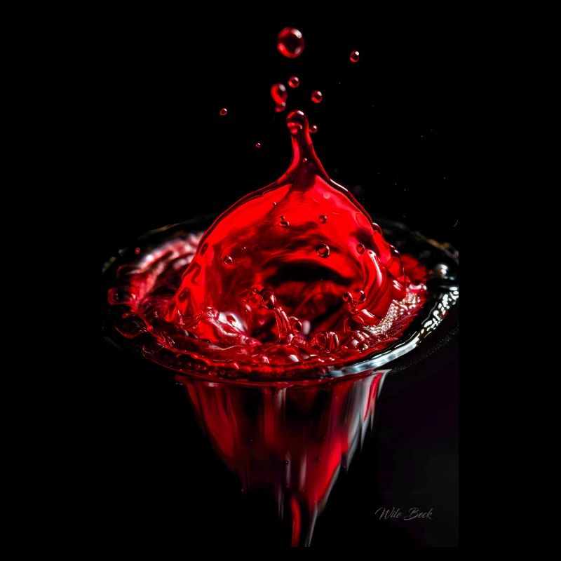 Gouttes rouges 6