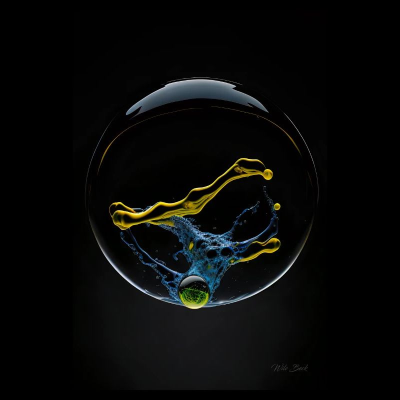 Kaos in a bubble yellow 1