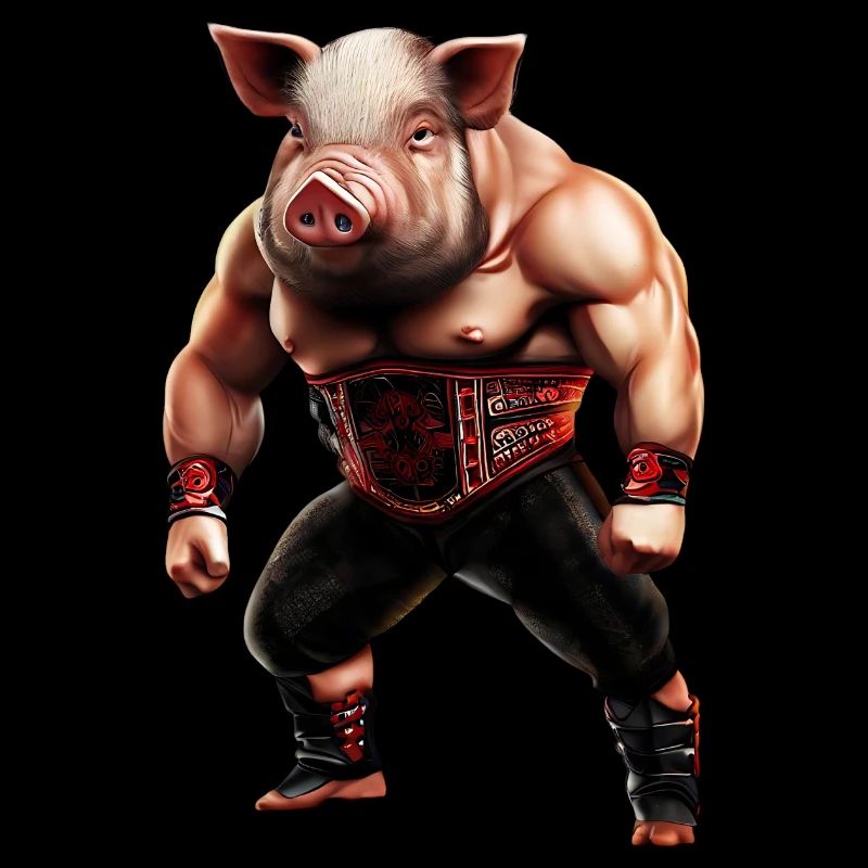 Wrestler Schwein