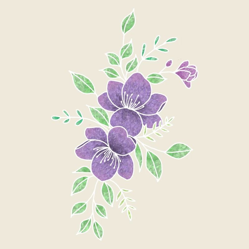 Fleur violette