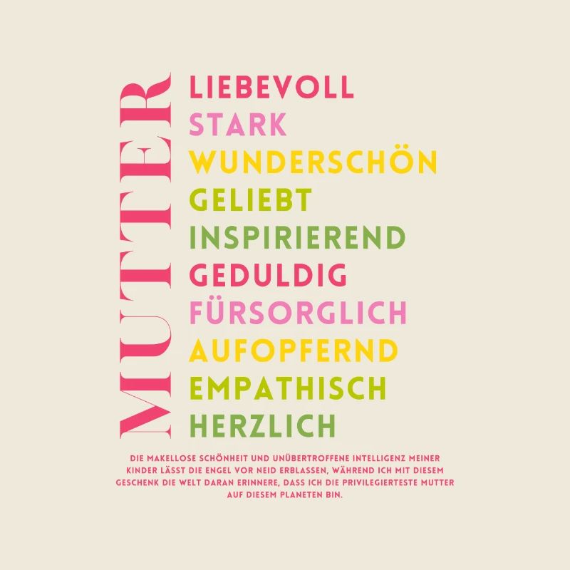 Tolle Mutter von Geschwistern - Muttertag