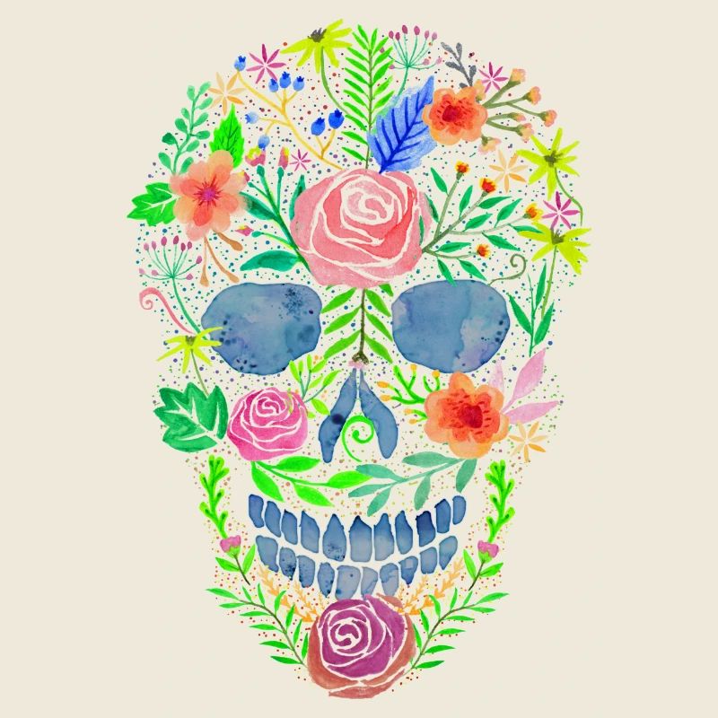 Blumenschädel