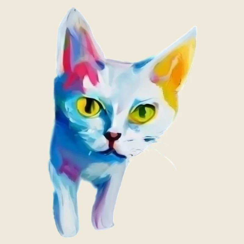 ADORABLE CHAT QUI SORT DE SA CACHETTE