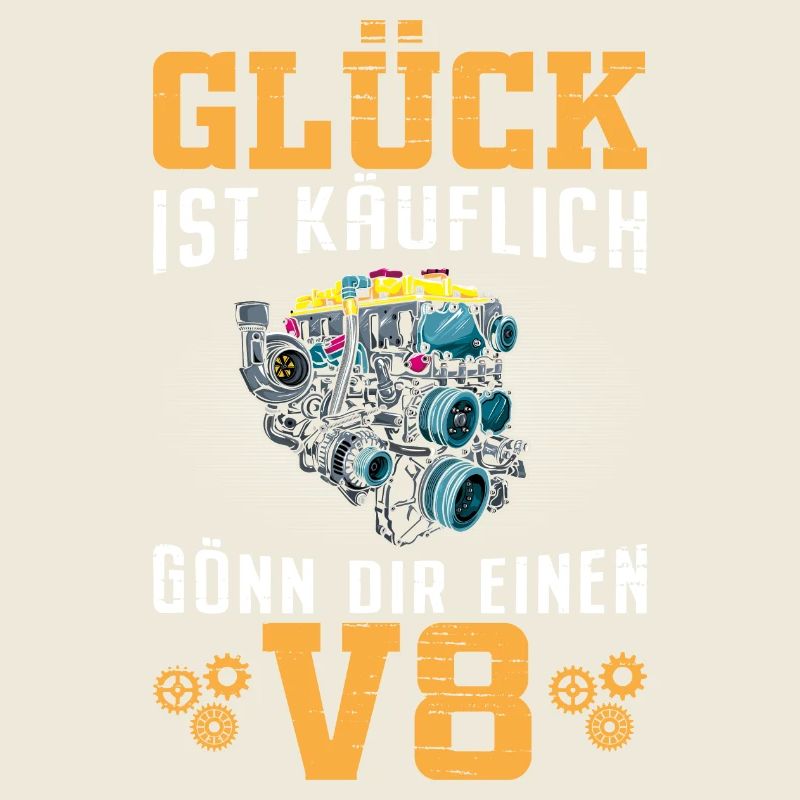 Glück ist käuflich Gönn dir einen V8 Lustig Motor