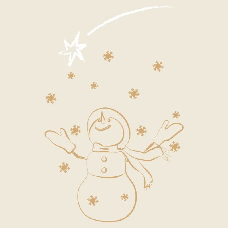 Weihnachts-Schneemann