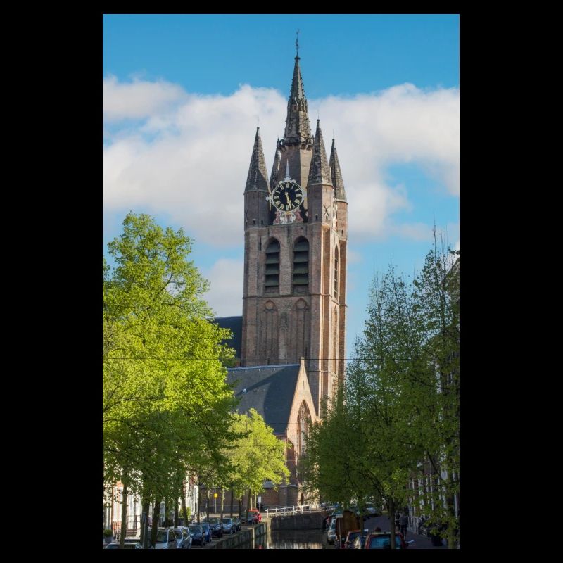Vieille église (Oude Kerk) à Delft, Pays-Bas