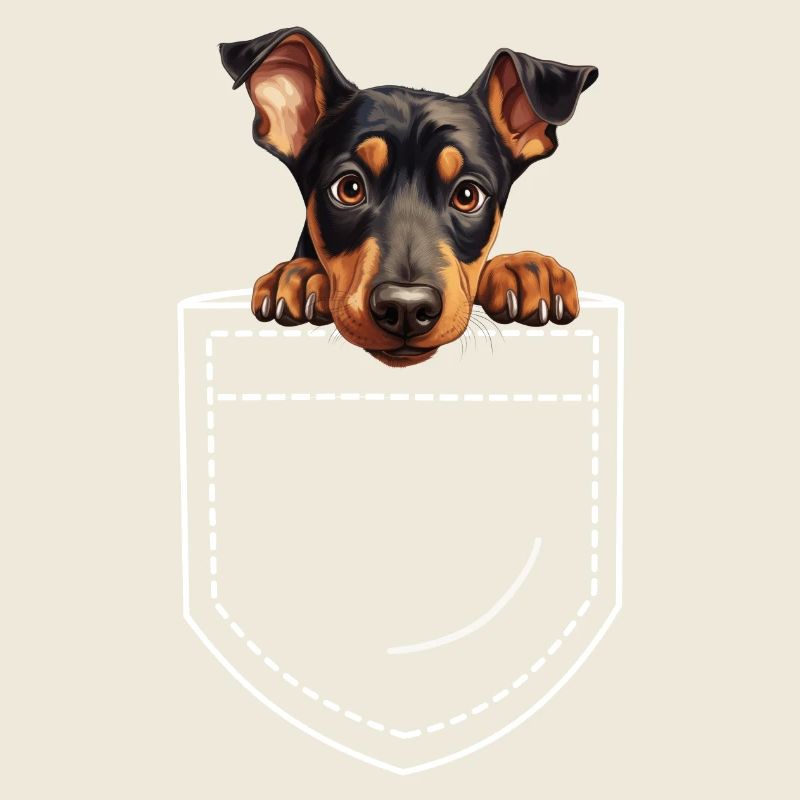 Hund Dobermann
