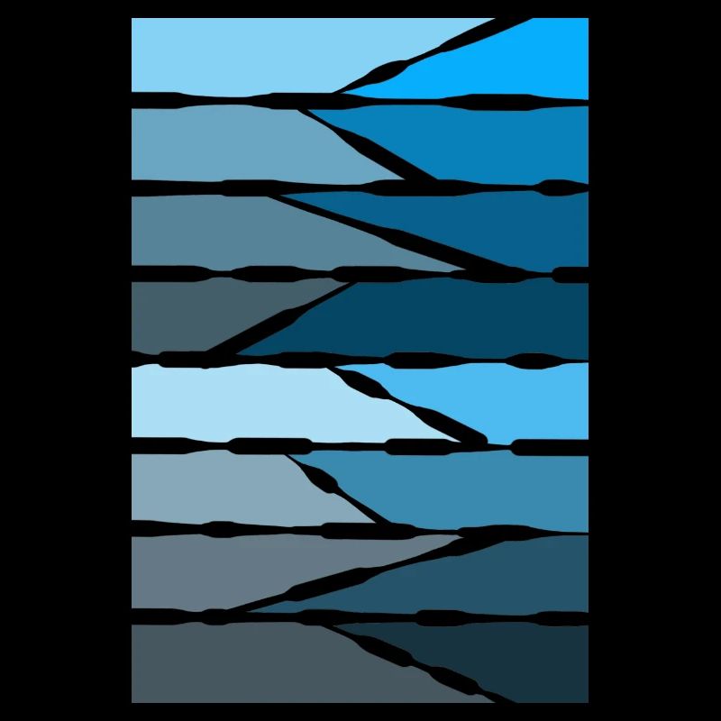 Bleu abstrait