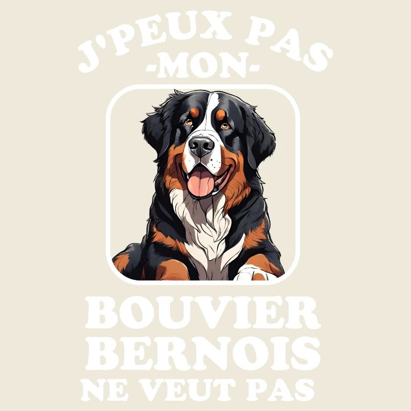 Chien de race bouvier bernois chien doux