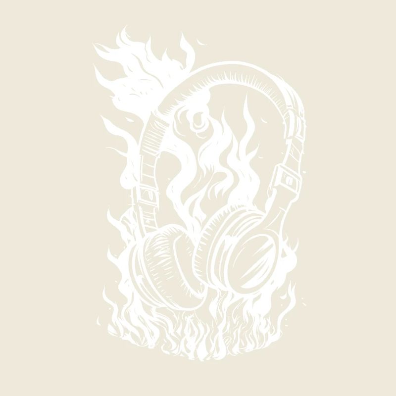 Burning headphones