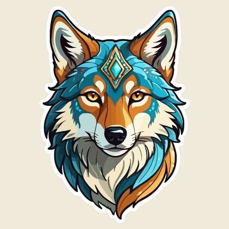 Wolf Fantasy Illustration